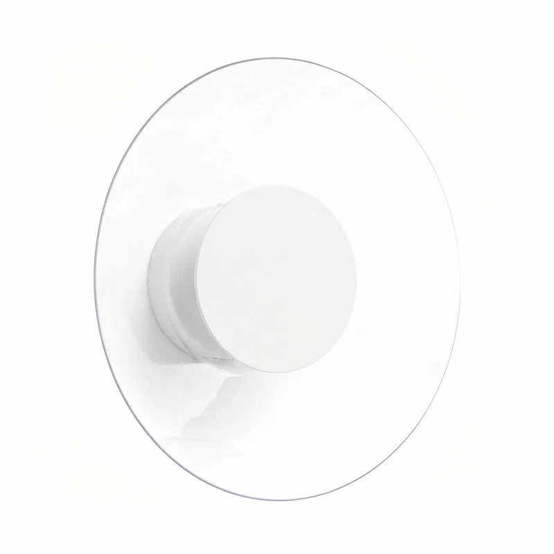Lyre - Applique murale LED contemporaine en acier et verre
