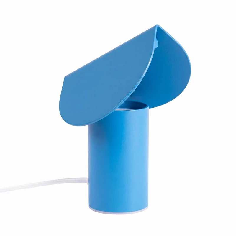 Auva - Lampe à poser LED contemporaine en aluminium, 15 cm