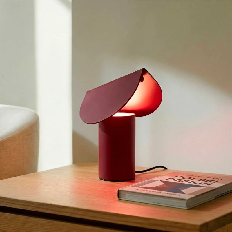 Auva - Lampe à poser LED contemporaine en aluminium, 15 cm