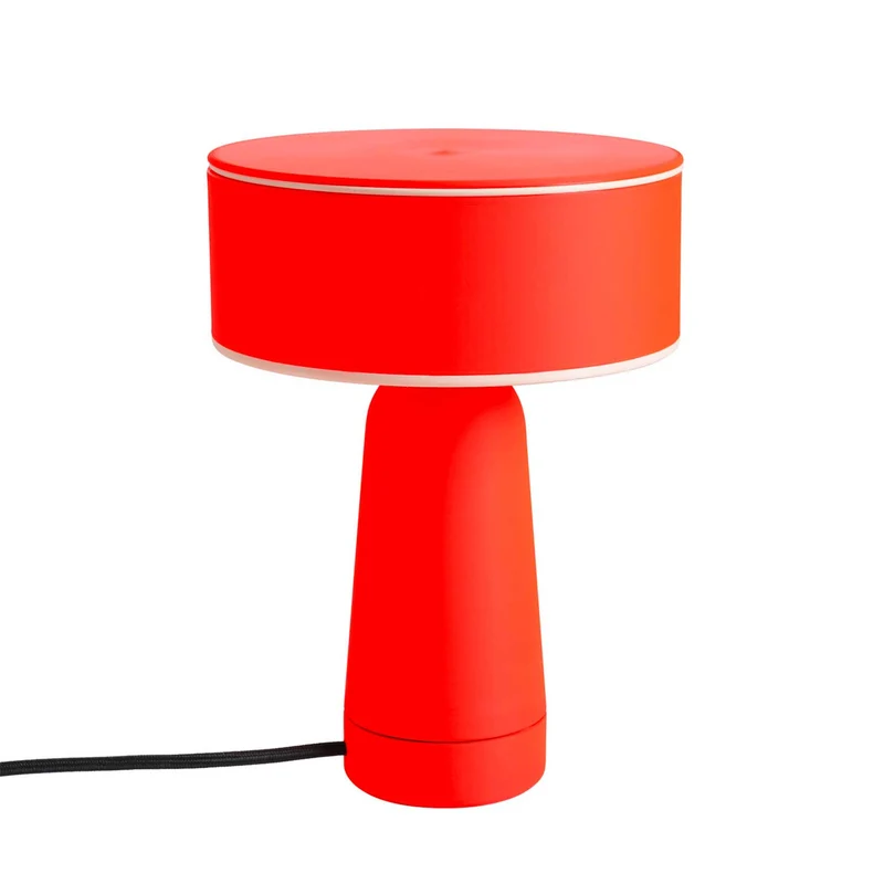 Sarin - Lampe à poser contemporaine en aluminium et verre