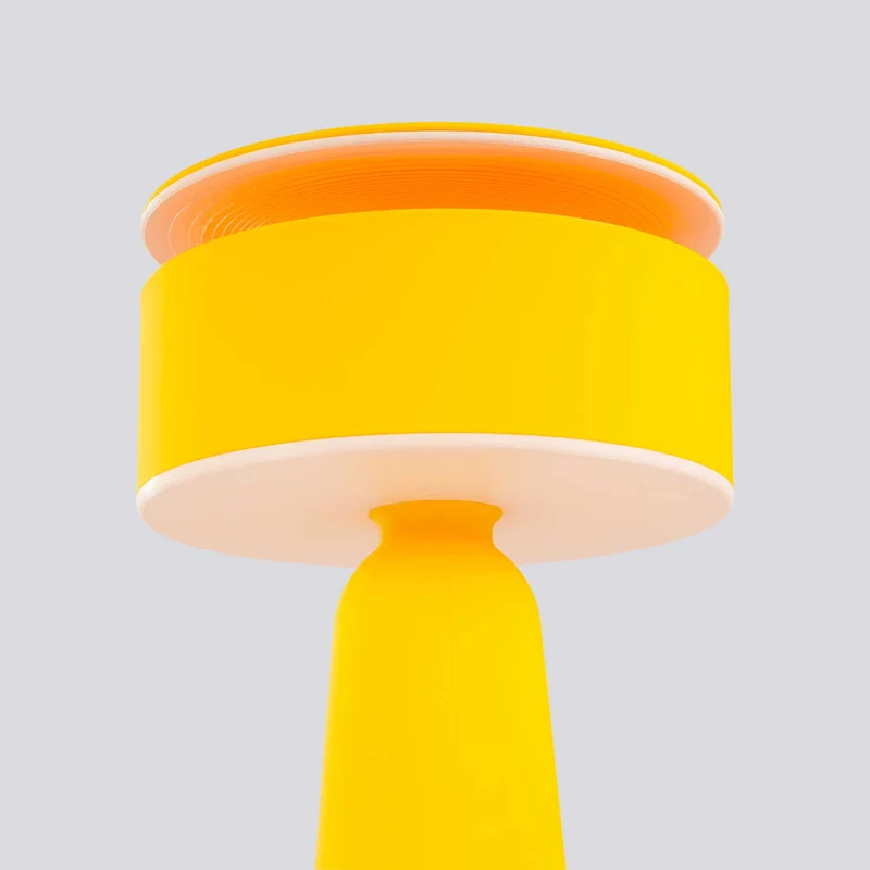 Sarin - Lampe à poser contemporaine en aluminium et verre