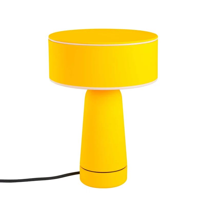 Sarin - Lampe à poser contemporaine en aluminium et verre