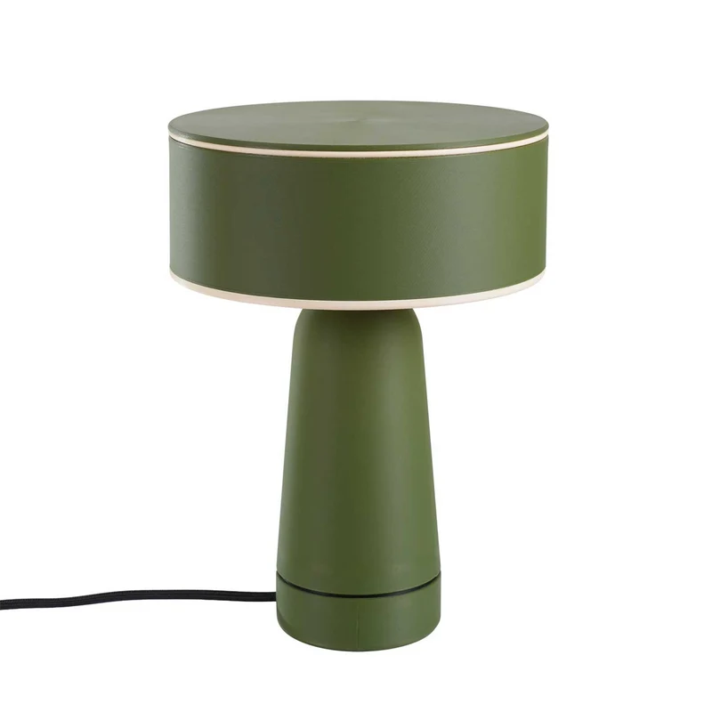 Sarin - Lampe à poser contemporaine en aluminium et verre