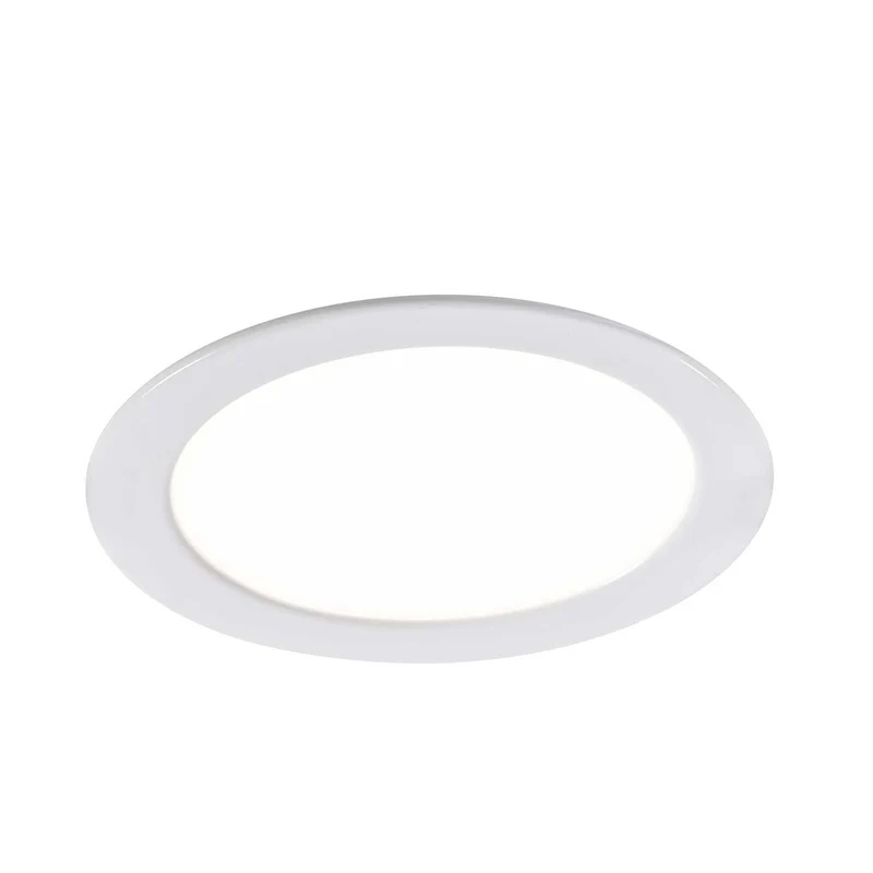Manacor - Spot encastré LED extra-fin IP44 en acier, style minimaliste