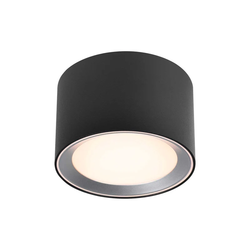 Landon - Spot en saillie LED étanche IP44 en acier, style moderne