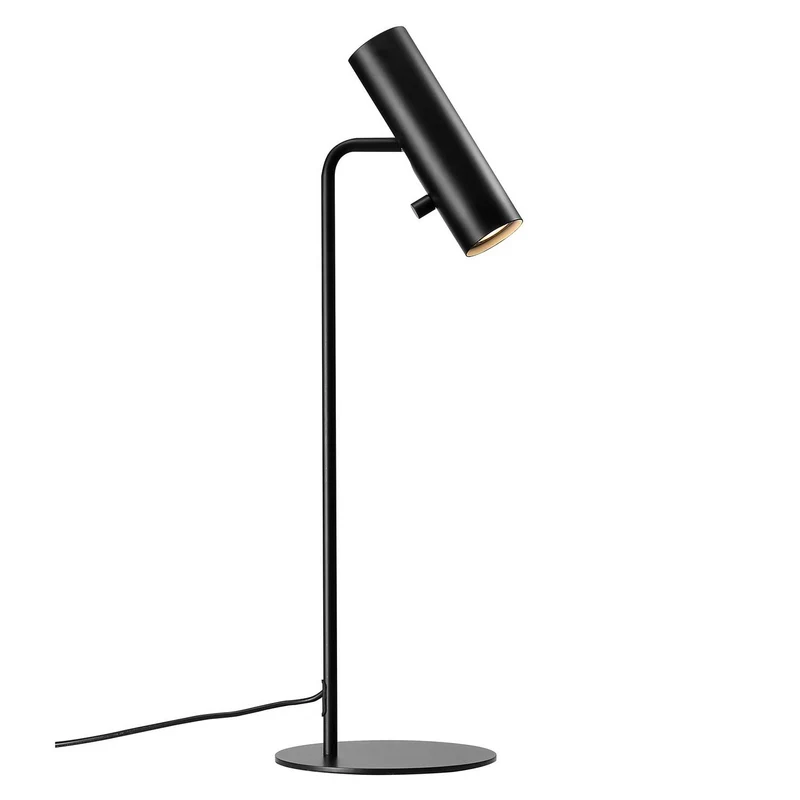 Mib - Lampe à poser de bureau orientable en acier, style minimaliste