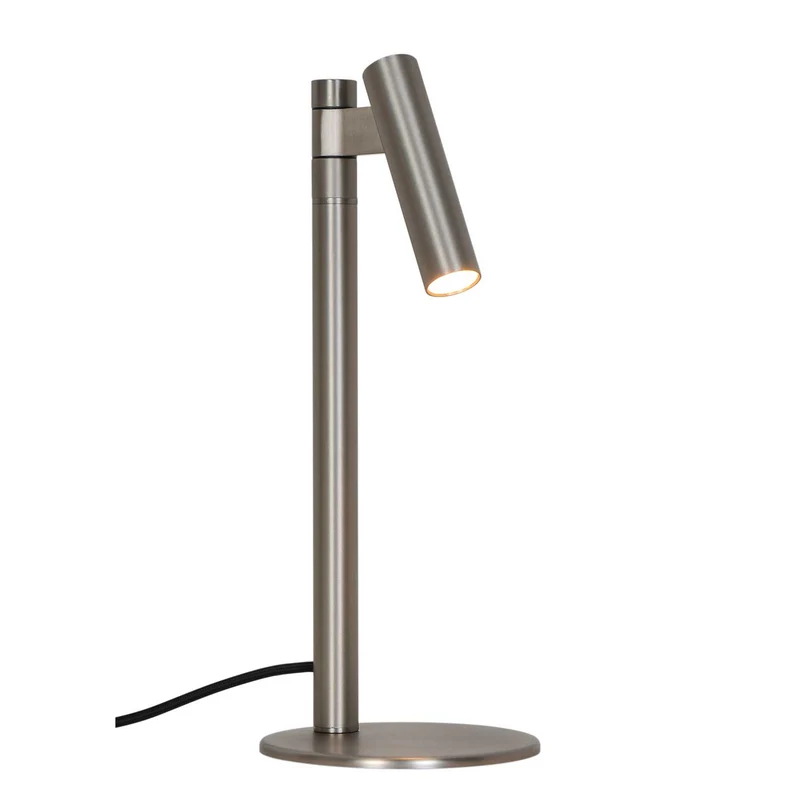Makoto - Lampe à poser de bureau orientable en acier, style contemporain