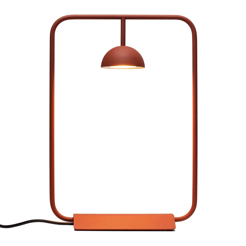 Cupolina - Lampe à poser LED en acier, style minimaliste, H 45 cm