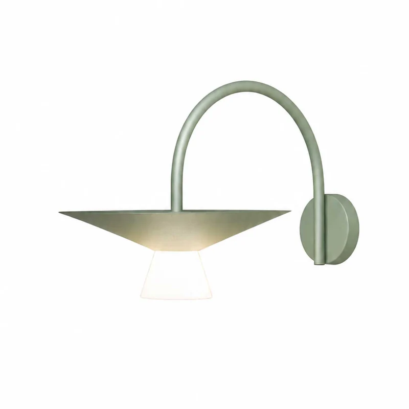 Belt - Applique murale LED en acier et verre, style minimaliste, P 51,3 cm