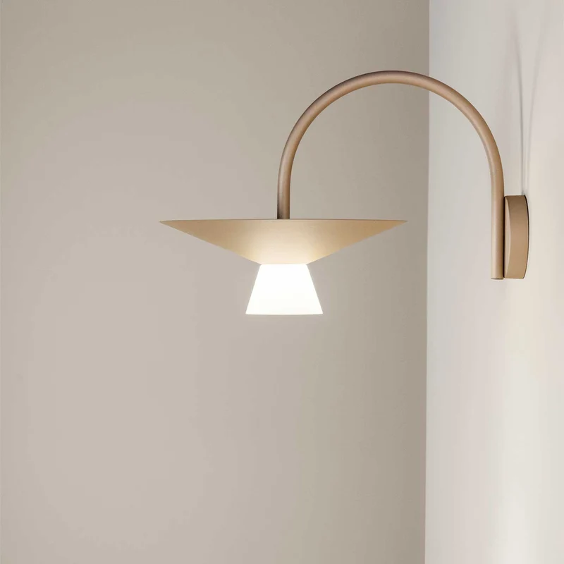 Belt - Applique murale LED en acier et verre, style minimaliste, P 51,3 cm