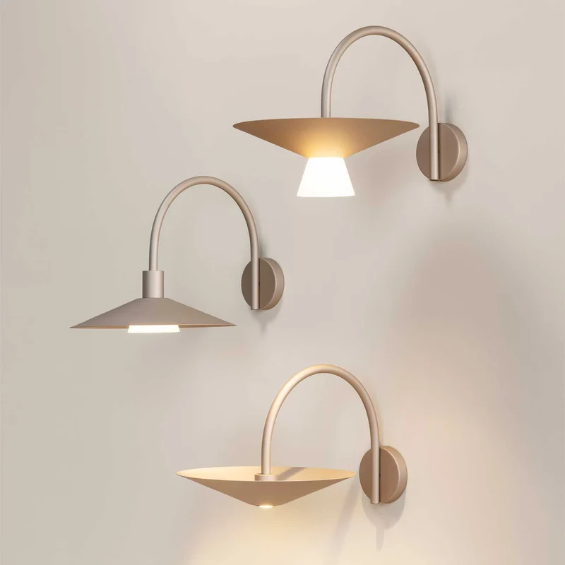 Belt - Applique murale LED en acier et verre, style minimaliste, P 51,3 cm