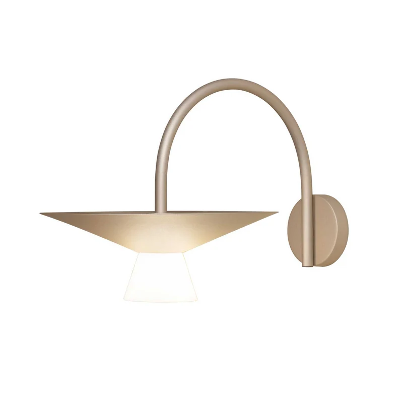 Belt - Applique murale LED en acier et verre, style minimaliste, P 51,3 cm