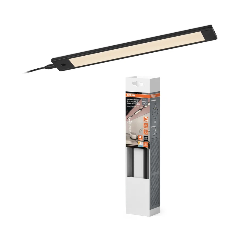 OSRAM Lampada sottopensile Flexus Linear 4,2W CCT dimmerabile Nero