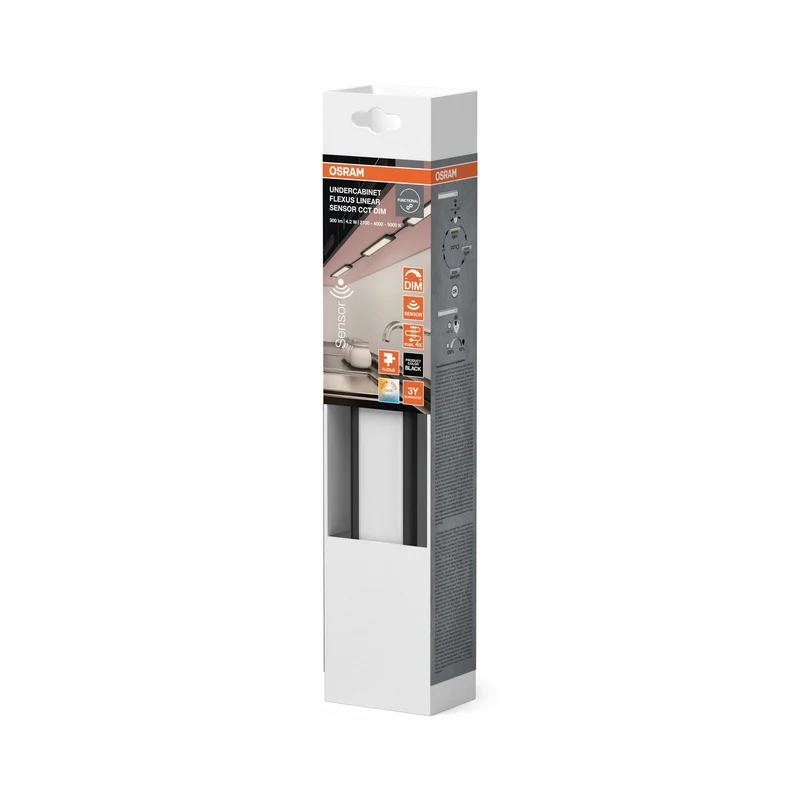 OSRAM Lampada sottopensile Flexus Linear 4,2W CCT dimmerabile Nero
