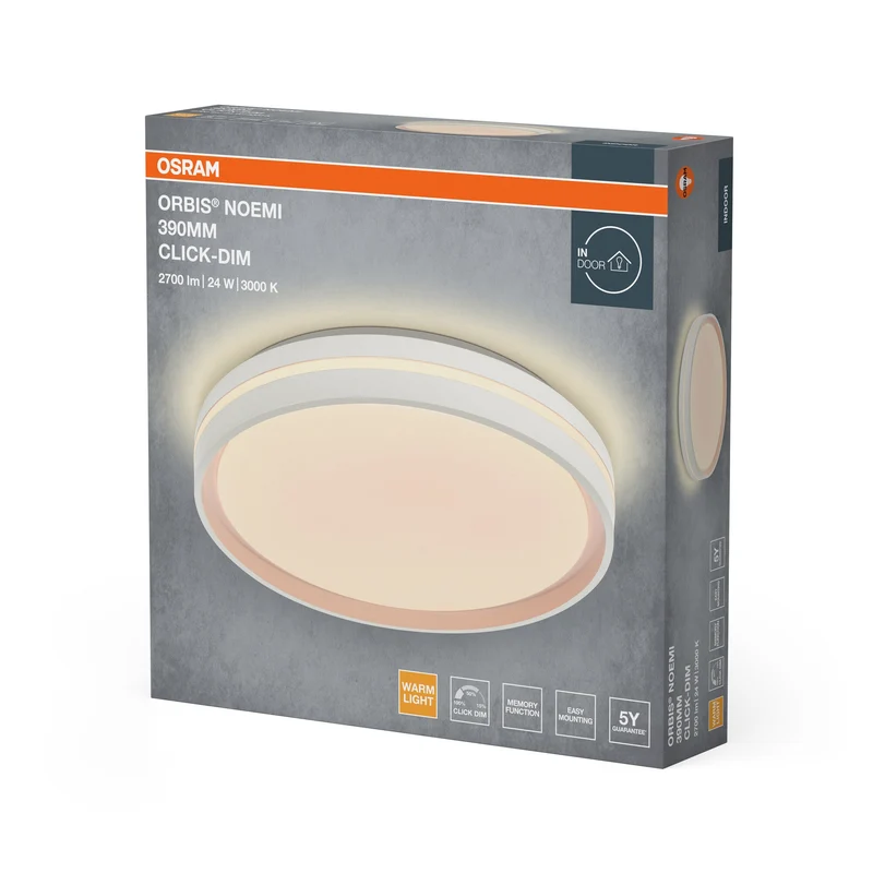 OSRAM Orbis Noemi 390 mm 24W 830 Click dimmerabile Bianco
