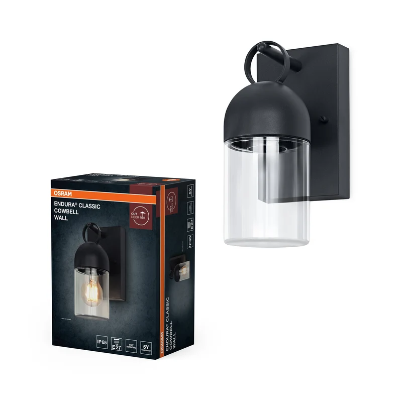OSRAM ENDURA® Classic Cowbell Applique da esterno IP65 E27 Grigio scuro