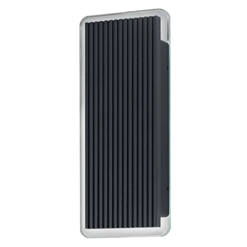 OSRAM ENDURA® Style Applique esterna Striped Brick Up-Down 6W IP54 grigio scuro