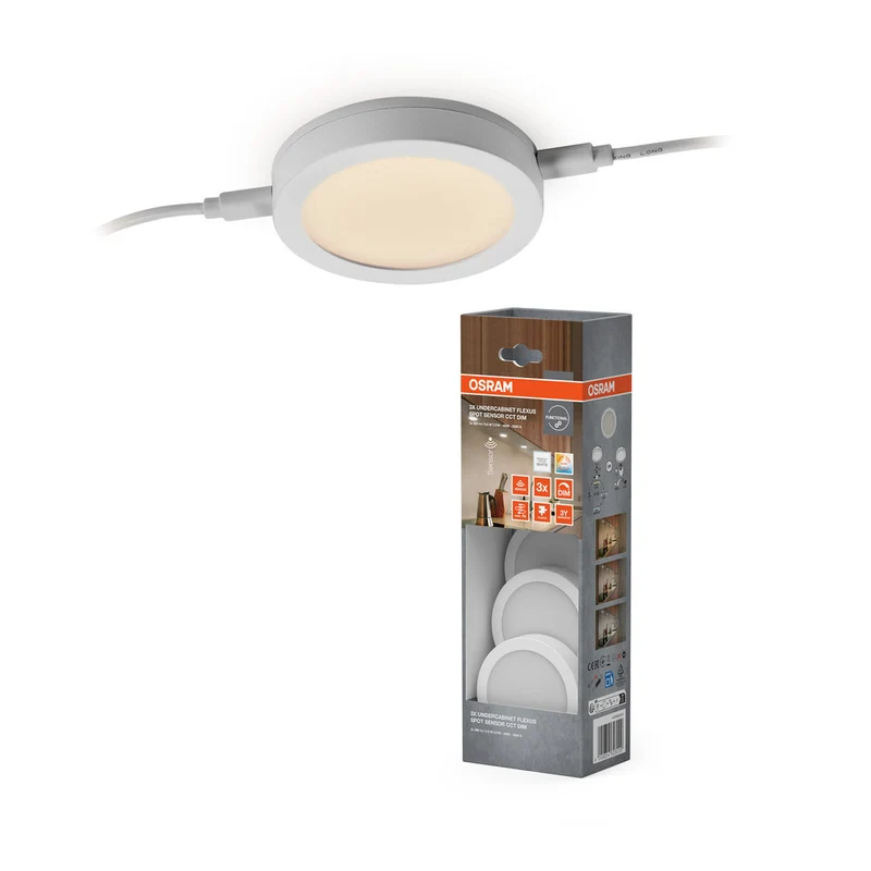 OSRAM Lampada sottopensile Flexus Spot 9,8W CCT dimmerabile bianca