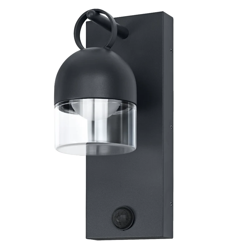 OSRAM ENDURA® Style Applique esterna Cowbell IP65 con sensore 6W grigio scuro