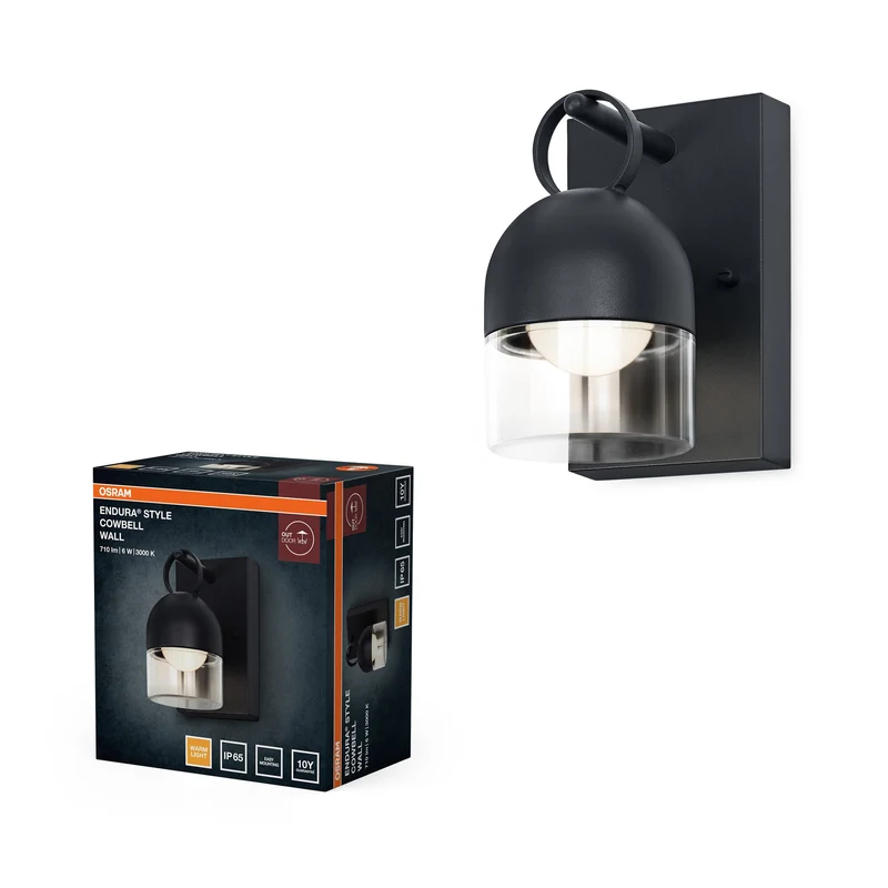 OSRAM ENDURA® Style Applique esterna Cowbell IP65 6W grigio scuro
