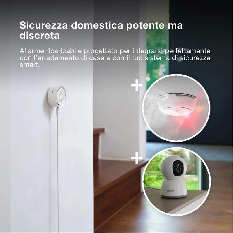 OSRAM SMART+ Sirena d'allarme con tecnologia WiFi