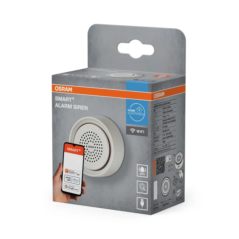 OSRAM SMART+ Sirena d'allarme con tecnologia WiFi