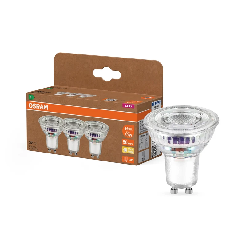OSRAM Lampada LED EFFICIENZA ENERGETICA Riflettore 2W 827 GU10