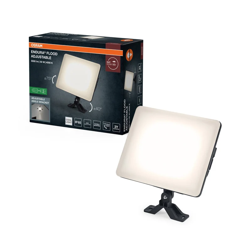 OSRAM ENDURA® Faretto esterno regolabile 50W 840 Nero