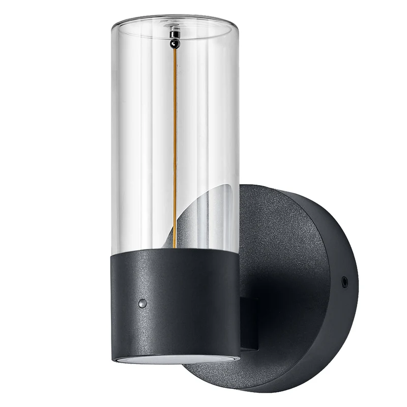 OSRAM ENDURA® Decor Filament Applique esterna con sensore di luce diurna 6,5W IP54 Grigio scuro