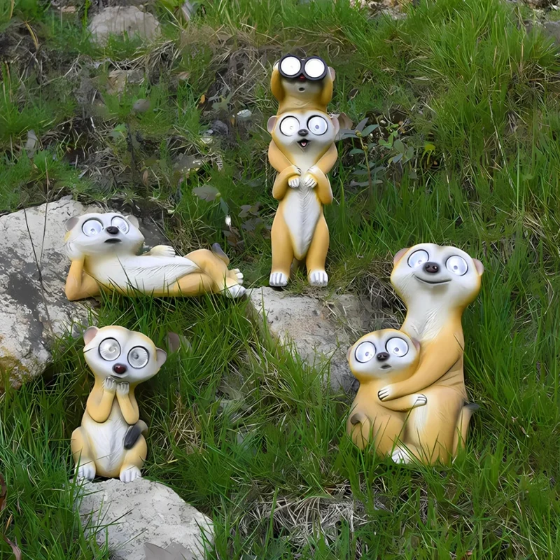 SolarKats™ Meerkat Light Figures