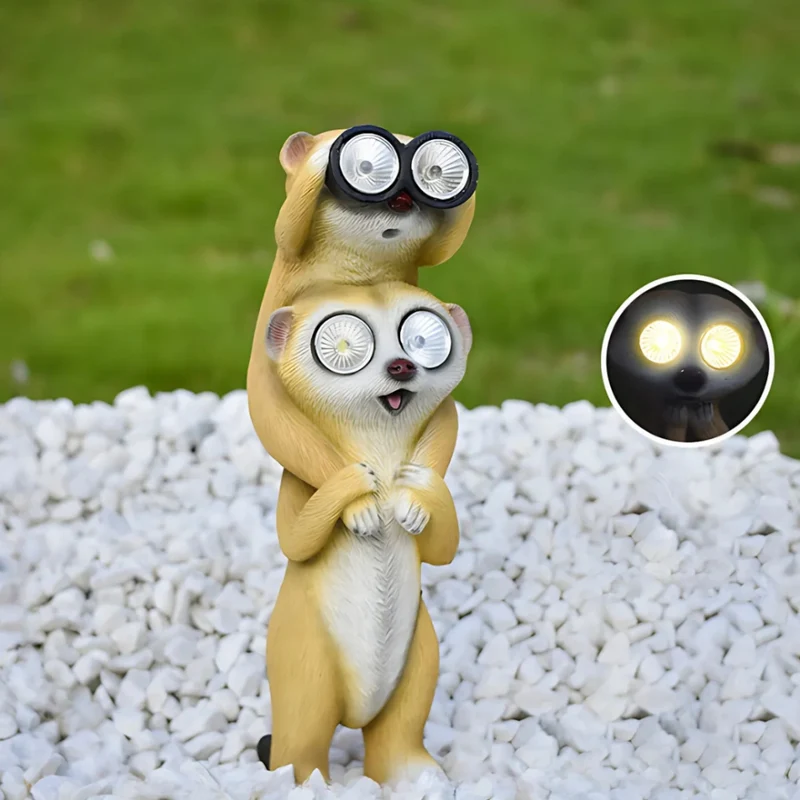 SolarKats™ Meerkat Light Figures