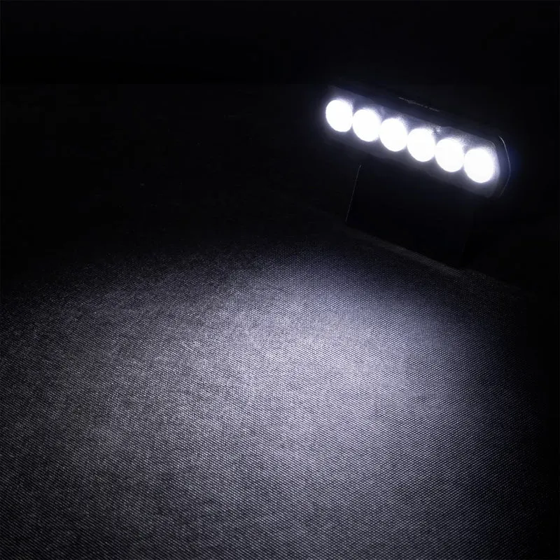 Luce da lavoro a LED nera / 1400 lumen