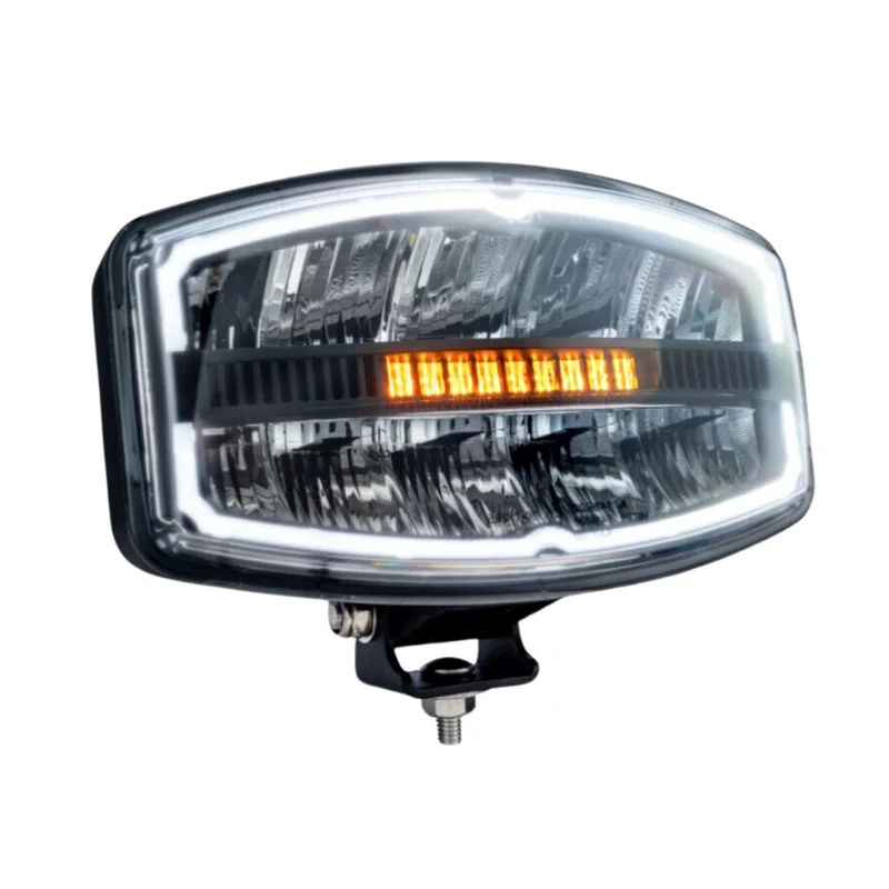 Faretto ovale con luce stroboscopica di emergenza / 6000 lumen
