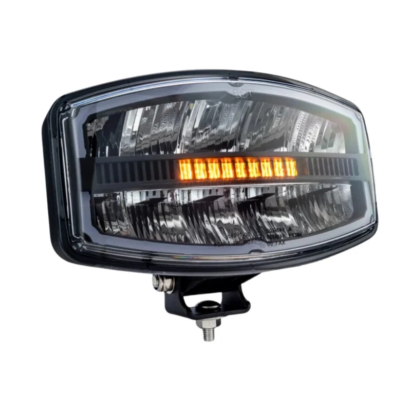 Faretto ovale con luce stroboscopica di emergenza / 6000 lumen