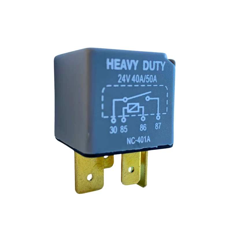 Relè lampeggiante per impieghi gravosi 24V 40-50A Maxi / 4 pin
