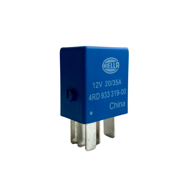 Micro relè di commutazione Hella 12V 5 pin con resistenza / 35A