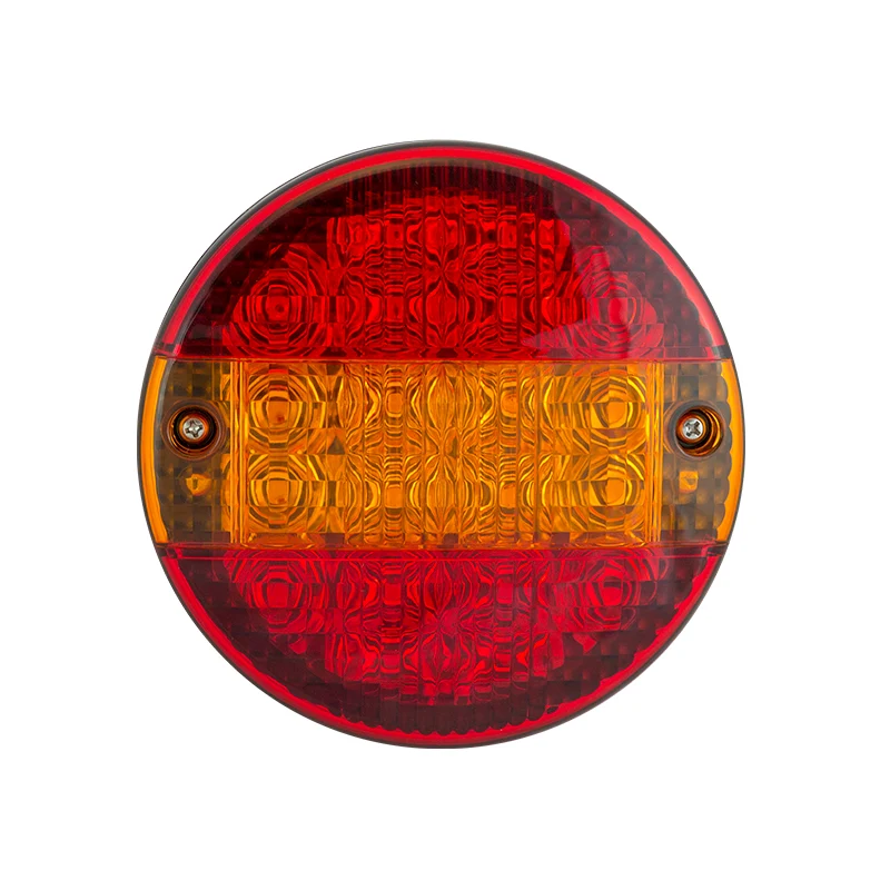 Luce LED rotonda per hamburger per rimorchio slimline per camion e rimorchi / 12 - 24v