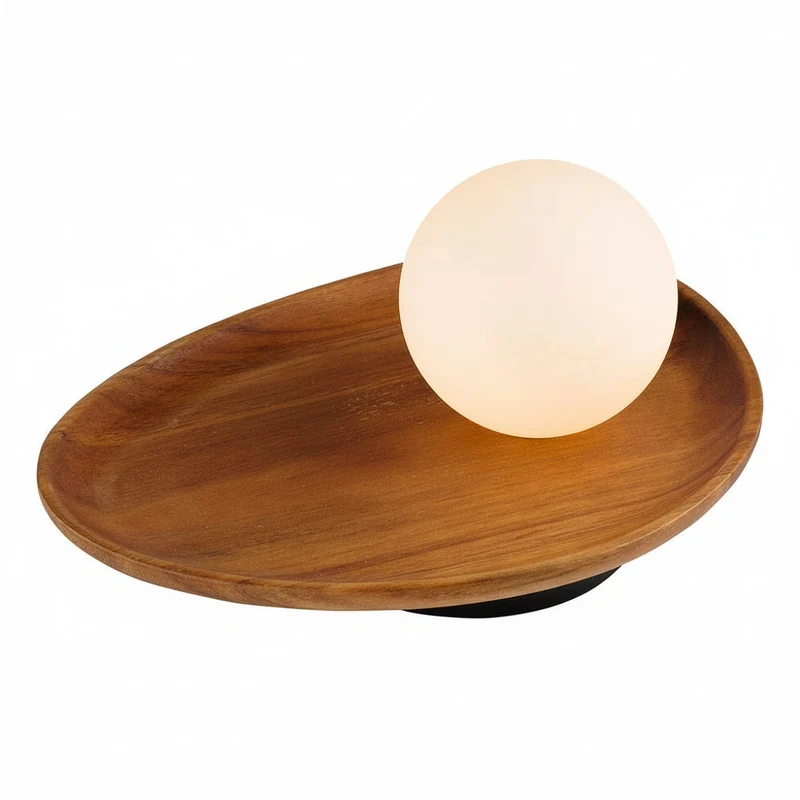 OSRAM DECOR Acacia Nest lampada da tavolo 1xG9 marrone