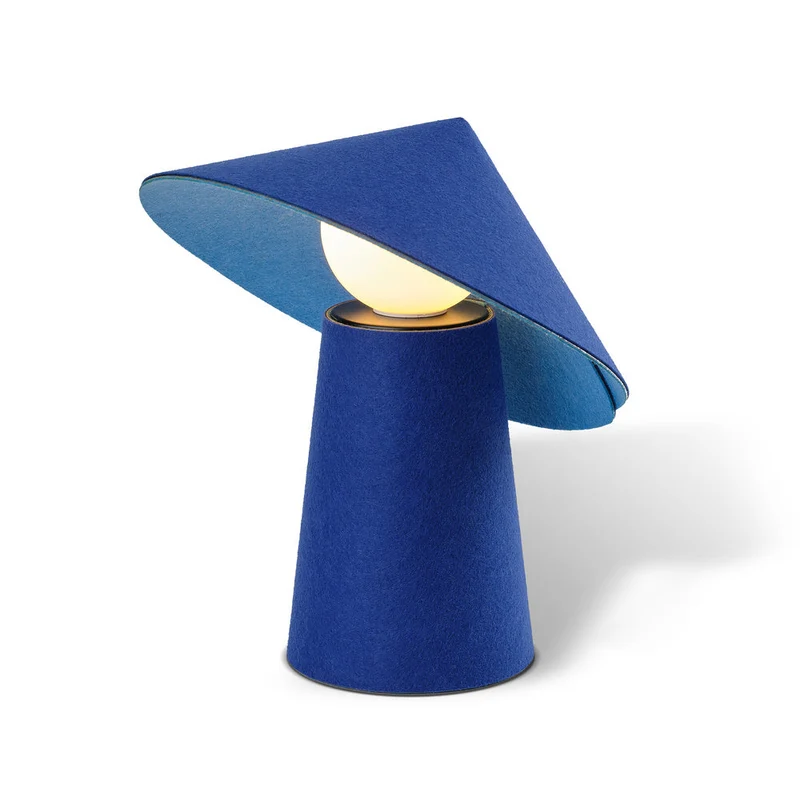OSRAM DECOR Flip Lampada da tavolo mobile 3,5W, dimmer touch, ricaricabile via USB, blu