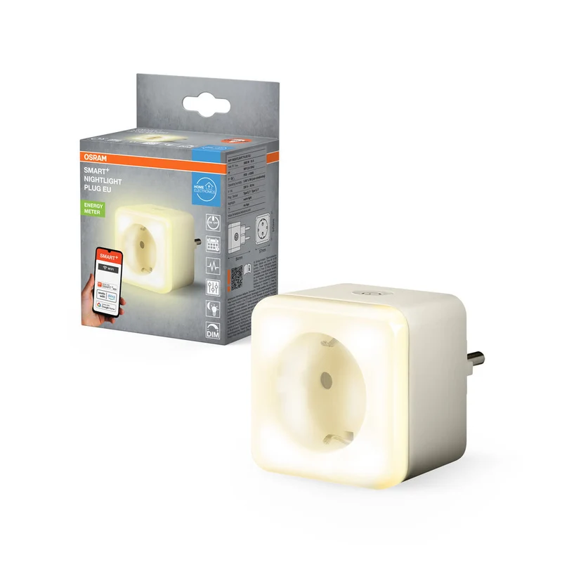 OSRAM Wifi SMART+ LUCE NOTTURNA Presa EU Funksteckdose & Luce Notturna Bianco