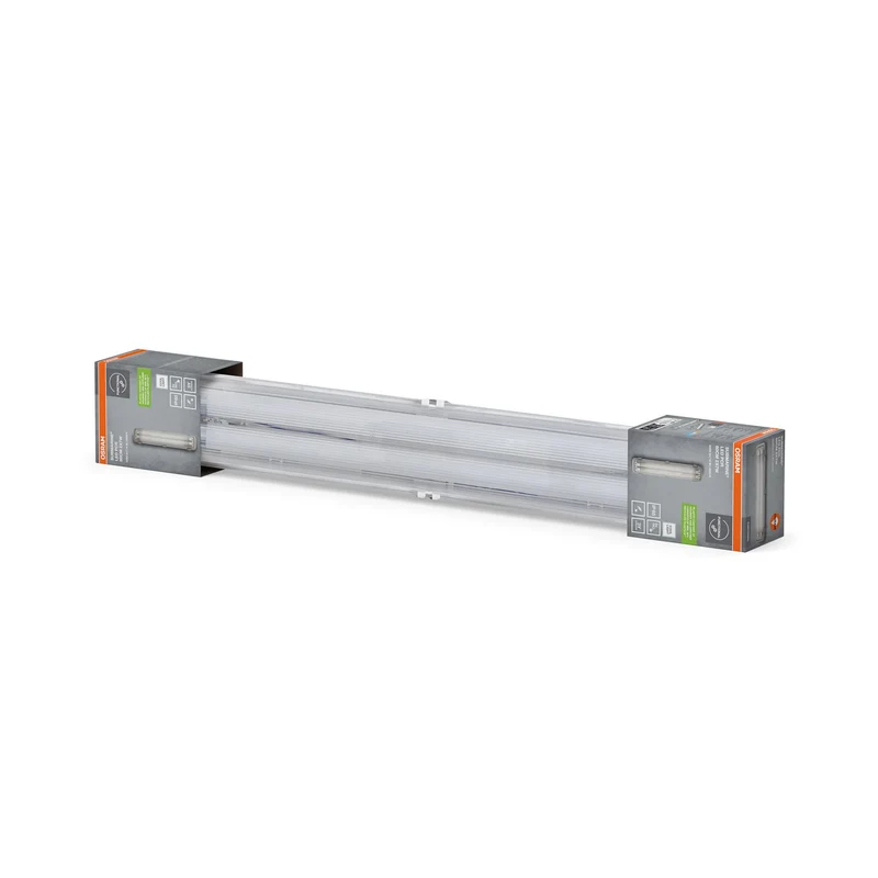 OSRAM SUBMARINE Lampada per ambienti umidi PCR 60 2 X 7W 840 G13 T8, 1600 lm, 4000 K, Bianco freddo