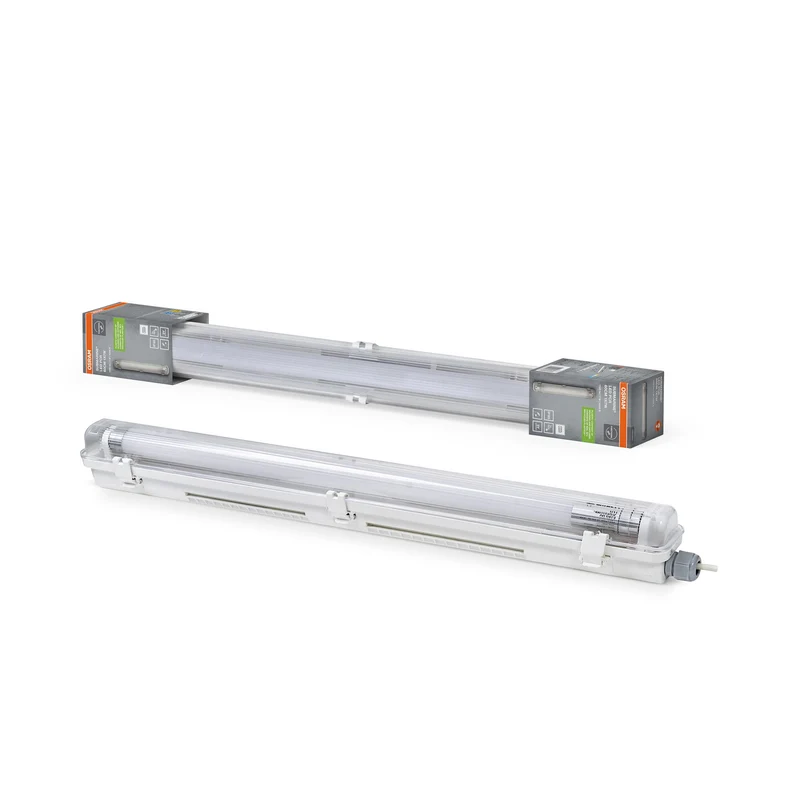OSRAM SUBMARINE Lampada per ambienti umidi PCR 60 1 X 7W 840 G13 T8, 800 lm, 4000 K, Bianco freddo