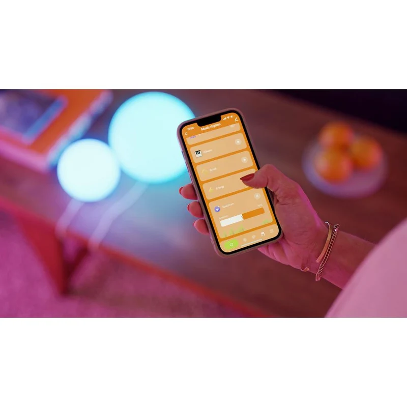 OSRAM SMART+ Wifi PALLA Moodlight Lampada da tavolo MAGIC RGB RGBW USB, 200 lm, 2200 … 6500 K, Bianco regolabile|RGB