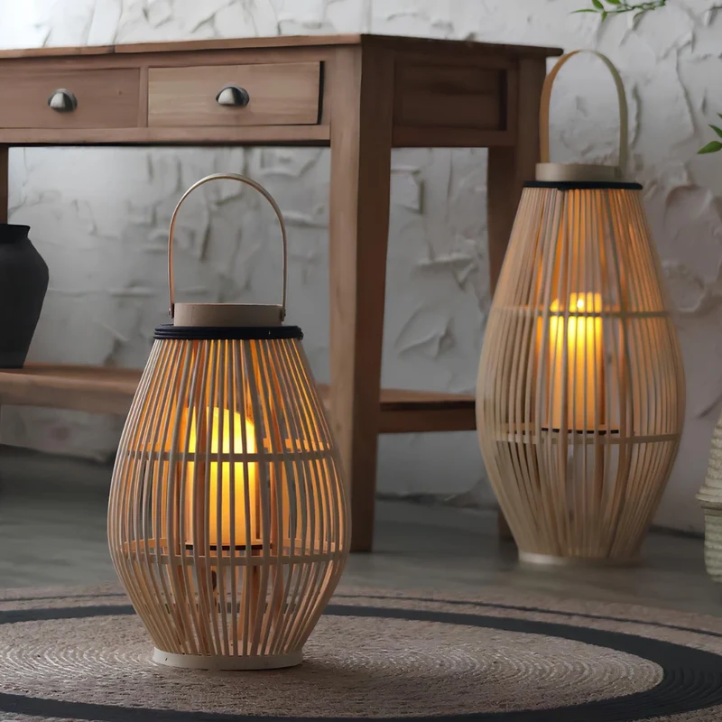 WeaveCraft™ Bamboo Lantern