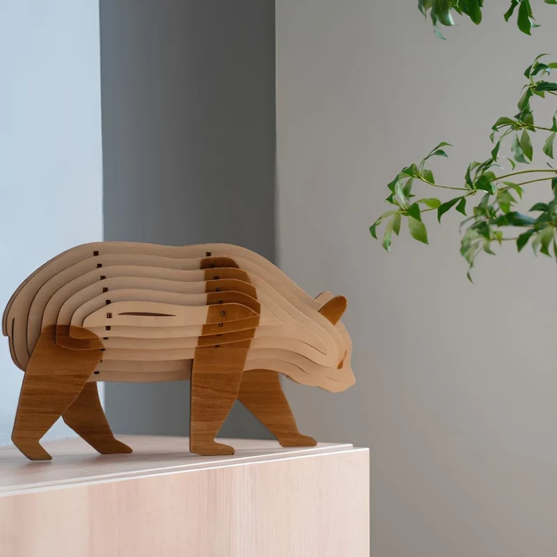 WildCraft™ Wooden Animal Light