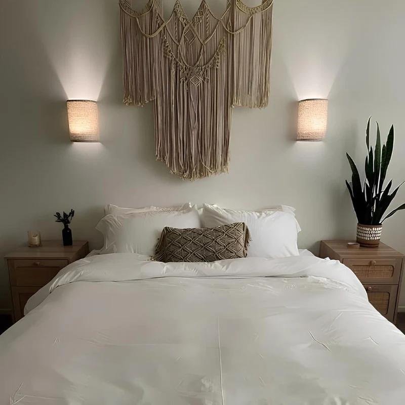 Linen Glow Wall Light
