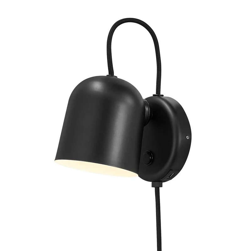 Angle - Applique murale orientable en acier, style moderne