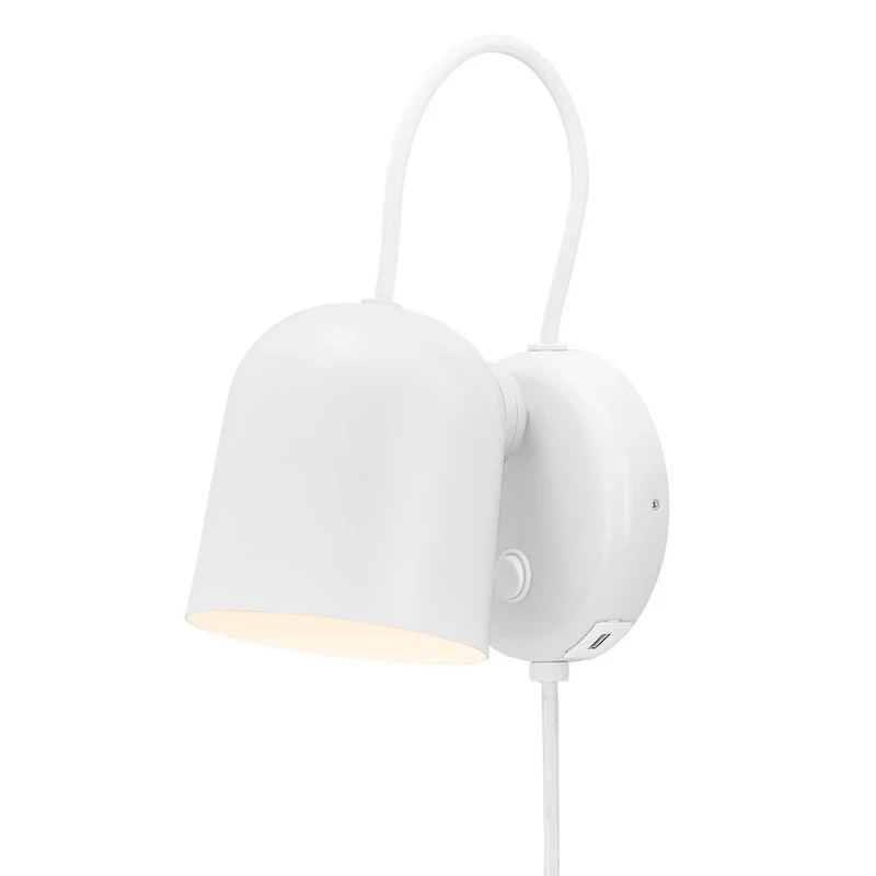 Angle - Applique murale orientable en acier, style moderne
