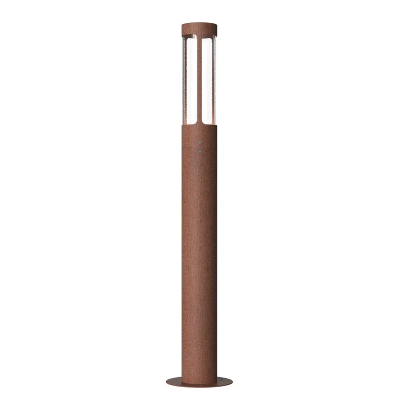 Helix - Borne extérieure torsadée en acier et matière plastique, style moderne