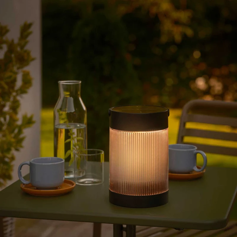 Coupar - Lampe solaire LED nomade en plastique, style contemporain
